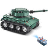 CaDA C51018 DIY Puzzle Strong Power Remote Control Crawler Tank Toy for Children