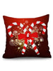 4PCS Christmas Ball Candy Cane Stocking Printed Pillow Cover