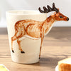 3D Stereo Animal Cup Pure Hand Painted Ceramic Cup Cute Cartoon Mug Ceramic Cup Coffee Cup 350ML