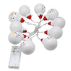 1.2M 10 LEDs Snowman Light String Lamp for Christmas Home Party