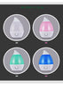 LED color change  Aroma Light Diffuser Ultrasonic Humidifier