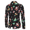 Christmas Snowmen Candy Printed Casual Blazer