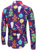 Christmas Theme Print Button Up Shirt