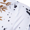 Ethnic Geometric Splatter Paint Print Shirt