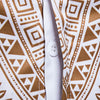 Ethnic Geometric Splatter Paint Print Shirt