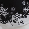 One Shoulder Button Printed Sweatshirt