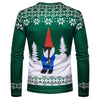 Santa Claus Christmas Print Long Sleeves Tee