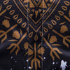 Ethnic Geometric Splatter Paint Print Shirt