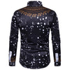 Ethnic Geometric Splatter Paint Print Shirt