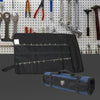 FASITE 35 Pockets Wrench Roll Up Tool Bag Rolling Organizer