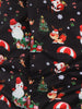 Casual Snowmen Elk Print Christmas Shirt