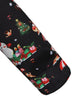 Casual Snowmen Elk Print Christmas Shirt