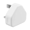 UK Mains Wall 3 Pin Plug Adaptor Charger with 3 USB Ports for Phones Tablets CE