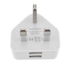 UK Mains Wall 3 Pin Plug Adaptor Charger with 3 USB Ports for Phones Tablets CE