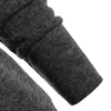 Round Neck Sweatshirt with Tartan Neck Gaiter