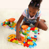 Construction Marble Race Run Maze Balls Track Building Blocks Educational Bricks Toy 52pcs