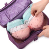 Portable Travel Organizer Luggage Storage Case Bra Underwear Pouch