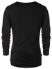 Long Sleeve Pile Heap Collar T-shirt