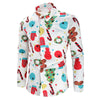 Christmas Theme Print Button Up Shirt