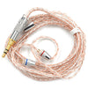 KZ Copper and Silver Hybrid Plating Upgrade Line Earphone Cable for KZ ZST ZS10 / ES3 / ES4 / AS10 / BA10 / ZS6 / ZS5 / ZS4 Earbuds