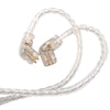 Original KZ Silver Plated Upgrade Wire Earbuds Cable 0.75mm Detachable Audio Cord for ZSN Earphone