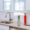 Handheld Double Sided Glass Cleaning Scraper with Water Spray Device
