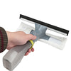 Handheld Double Sided Glass Cleaning Scraper with Water Spray Device