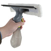 Handheld Double Sided Glass Cleaning Scraper with Water Spray Device