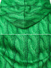3D Knitting Texture Print Pullover Christmas Hoodie