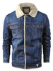 Men's Jacket Casual Winter Plus Velvet Thick Loose Lapel Denim