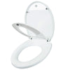 Round Adult Toilet Seat with Child Potty Training Cover