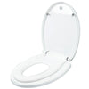 Round Adult Toilet Seat with Child Potty Training Cover