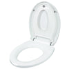 Round Adult Toilet Seat with Child Potty Training Cover