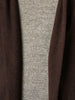 Faux Twinset Collarless Panel T-shirt