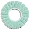 Pumpkin Pattern O-shaped Toilet Seat Thickening Plush Cover Winter Warm Universal