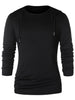 Drawstring Solid Long Sleeve Hoodie