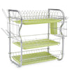 Wrought Iron Tableware Storage Rack Three Layers Cup Holder