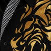 Dragon Print Plaid Patchwork Slim Fit Shirt