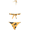 Animal Print Bikini Padded Swimsuit Set for Women Girls