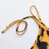 Animal Print Bikini Padded Swimsuit Set for Women Girls