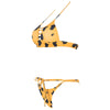 Animal Print Bikini Padded Swimsuit Set for Women Girls