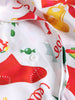 Christmas Elements Print Long Sleeve Shirt