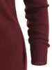 Pullover Sweater with Striped Scarf