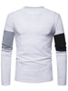 Color Spliced Crew Neck T-shirt
