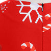 Vintage Christmas Printed High Waist Dress