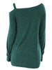 Long Sleeve Plus Size Twist Detail T-shirt