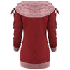 Kangaroo Pocket Drawstring Ruched Sweatshirt
