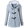 Hooded Plus Size Duffle Coat