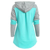 Kangaroo Pocket Armhole Two Tone Hoodie