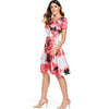 Floral Printed Flared Dress